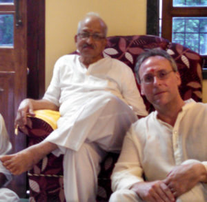 Sadguru Shri Ramakant Maharaj and John Richards in Nashik Ashram August 2015